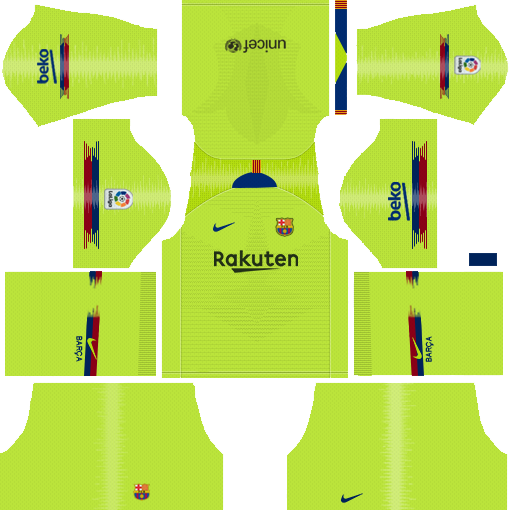 Barcelona Away Kit 2018 - 2019