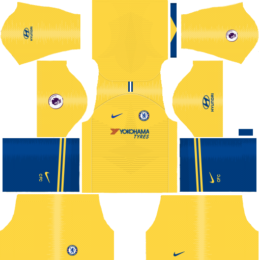 Chelsea Away Kit 2018-2019 Dream League Soccer
