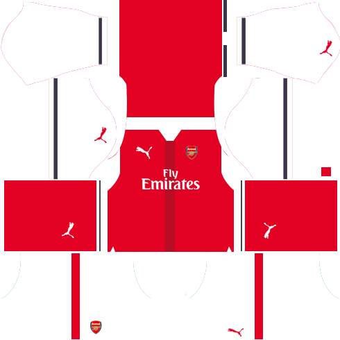 Arsenal Home Kits 2016-2017