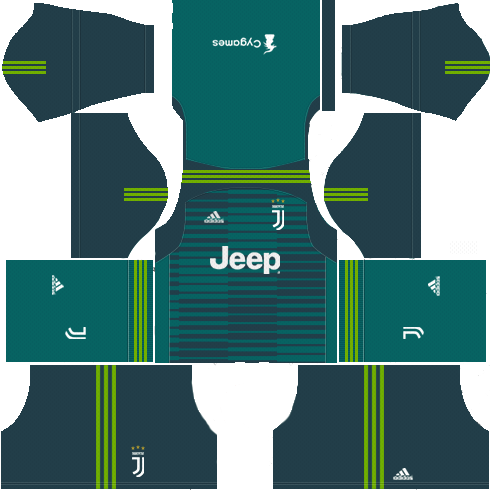 Juventus Goal Keeper Home Kit Dream League Soccer