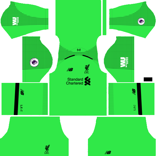 Liverpool GK Away Kit 2018-2019 Dream League Soccer