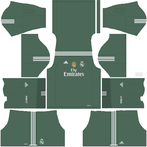 Real Madrid Goalkeeper Home Kit 2017/2018 DLS