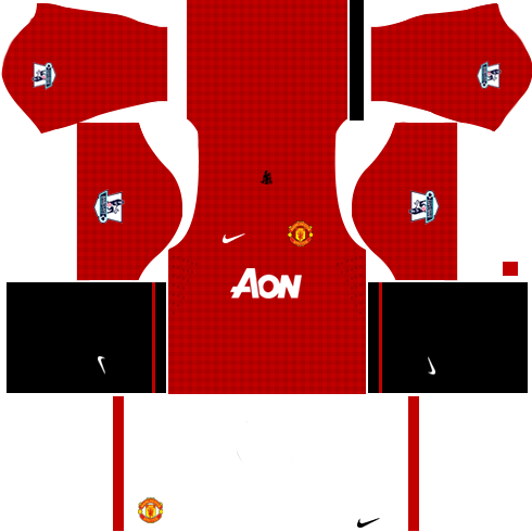 Manchester United Kits 2012-2013