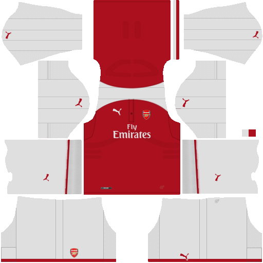 Arsenal Home Kit Dream League Soccer