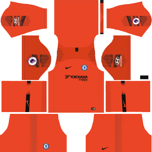 Chelsea GK Third Kit 2018-2019 Dream League Soccer