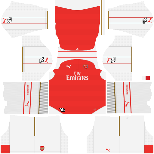 Arsenal Fc 19 Kit Logo Dream League Soccer