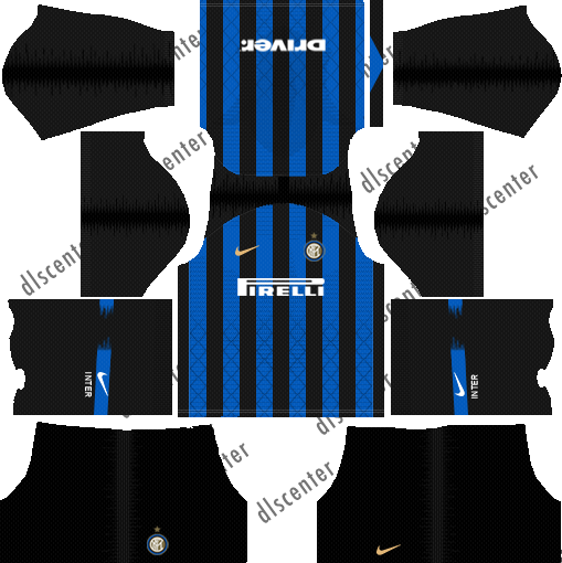 Inter Milan 2019-2020 Kit & Logo - Dream League Soccer