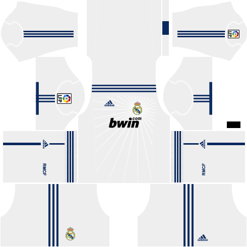 Real Madrid Home Kit 2010-2011