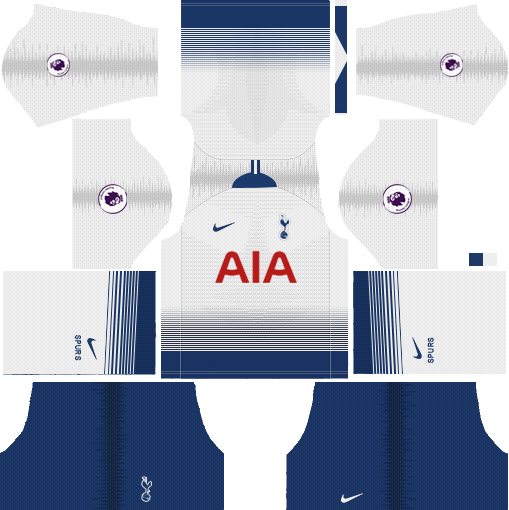 Tottenham Home Kit 2018-2019 Dream League Soccer