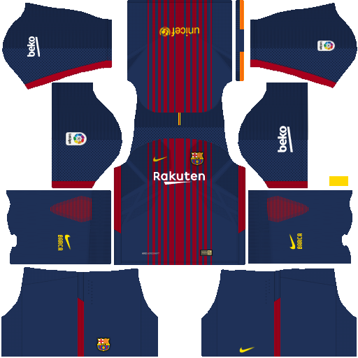 Barcelona Home Kit Dream League Soccer