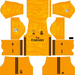 Real Madrid Home Kit 2018-2019 DLS