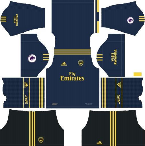 Kit Dream League Soccer 2019 Arsenal English