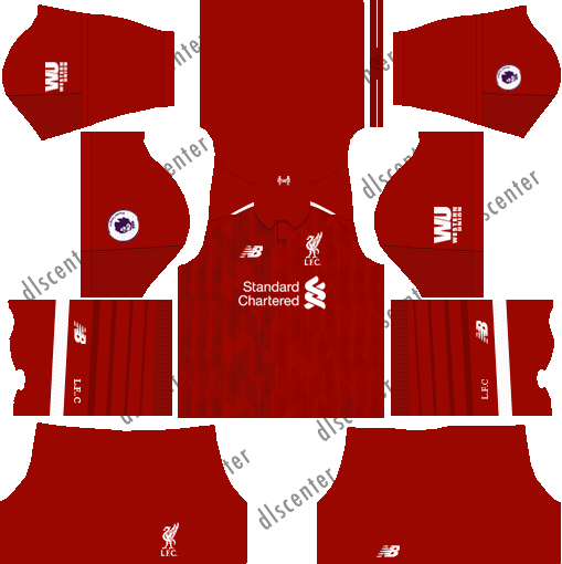 Liverpool Home Kit 2018-2019 Dream League Soccer