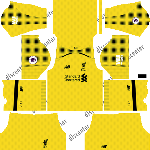 Liverpool GK Home Kit 2018-2019 Dream League Soccer