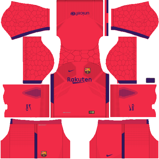 Barcelona Goalkeeper Home Kit Dream League Soccer