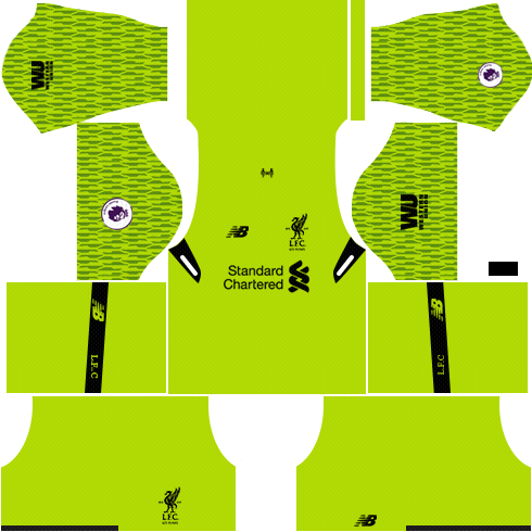 Liverpool GK Third Kit 2017-2018 Dream League Soccer